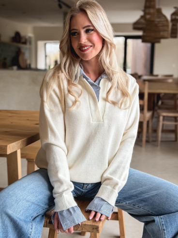 Pull Oria - Ecru