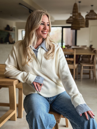 Pull Oria - Ecru Pull Oria - Ecru