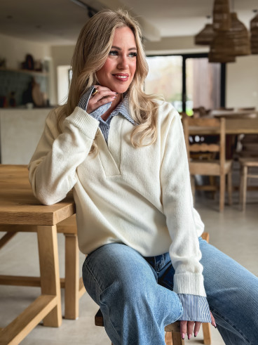 Pull Oria - Ecru Pull Oria - Ecru