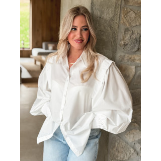 Chemisier Vickie - Blanc