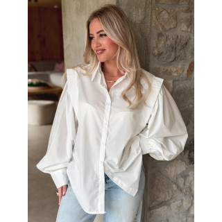 Chemisier Vickie - Blanc