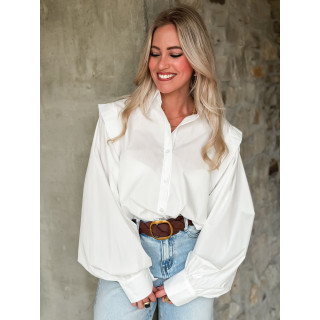 Chemisier Vickie - Blanc
