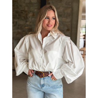 Chemisier Vickie - Blanc