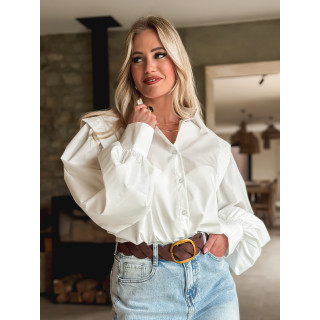 Chemisier Vickie - Blanc