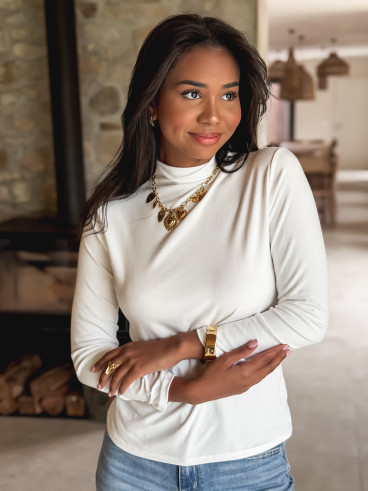 Blouse Malia - Blanc Blouse Malia - Blanc