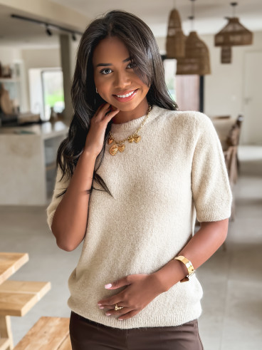 Pull Romana - Beige clair Pull Romana - Beige clair