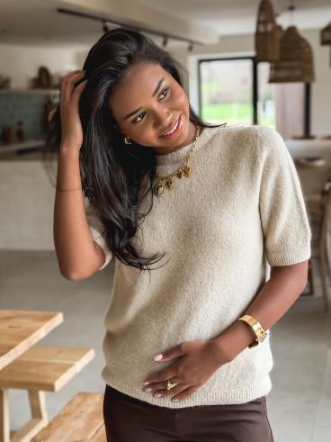 Pull Romana - Beige clair Pull Romana - Beige clair