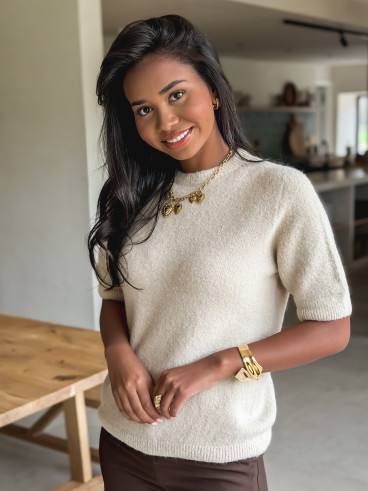 Pull Romana - Beige clair Pull Romana - Beige clair