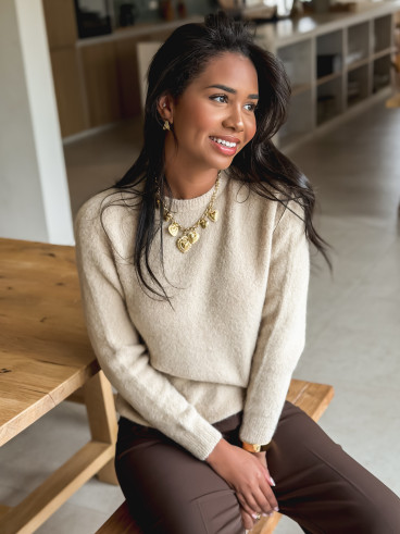 Pull Océane - Beige clair Pull Océane - Beige clair