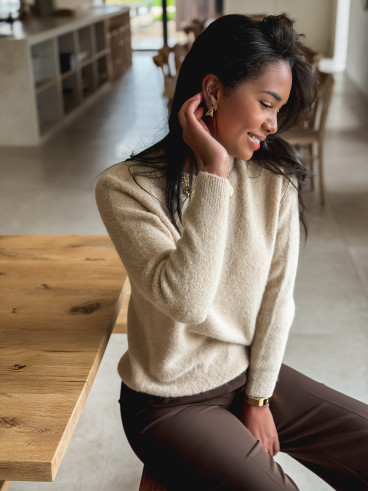 Pull Océane - Beige clair Pull Océane - Beige clair