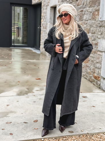 Manteau Junia - Gris foncé Manteau Junia - Gris foncé