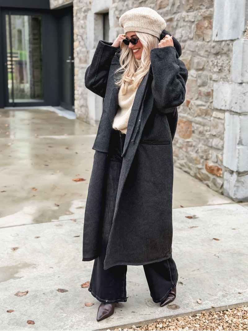 Manteau Junia - Gris foncé Manteau Junia - Gris foncé