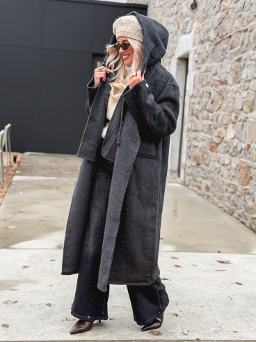 Manteau Junia - Gris foncé Manteau Junia - Gris foncé