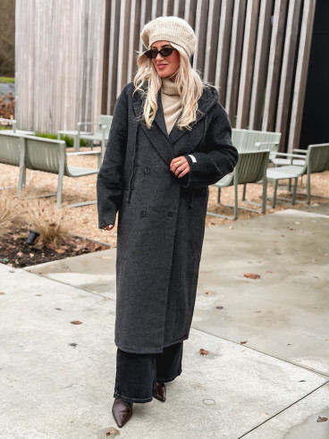 Manteau Junia - Gris foncé Manteau Junia - Gris foncé