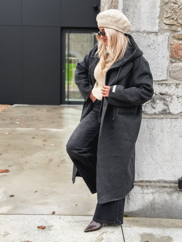 Manteau Junia - Gris foncé Manteau Junia - Gris foncé