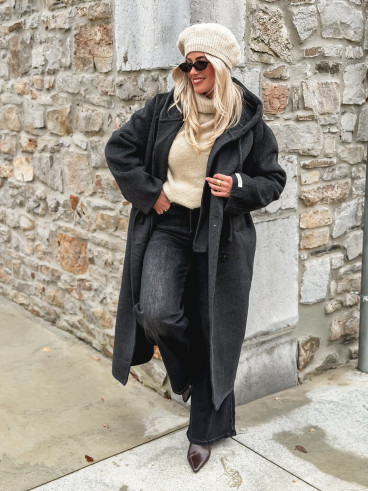 Manteau Junia - Gris foncé Manteau Junia - Gris foncé