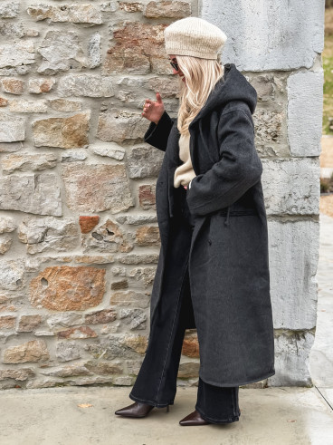 Manteau Junia - Gris foncé Manteau Junia - Gris foncé