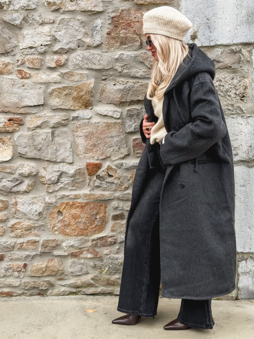 Manteau Junia - Gris foncé Manteau Junia - Gris foncé