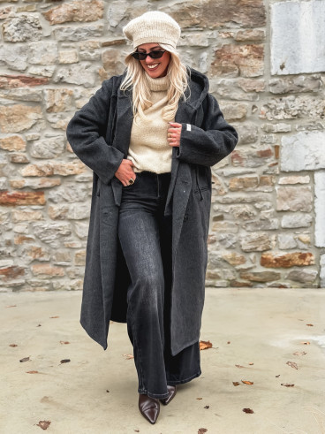 Manteau Junia - Gris foncé Manteau Junia - Gris foncé