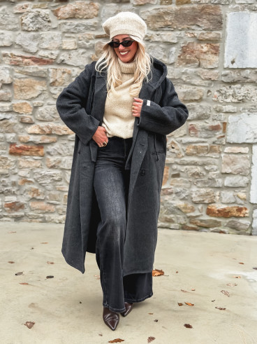 Manteau Junia - Gris foncé Manteau Junia - Gris foncé