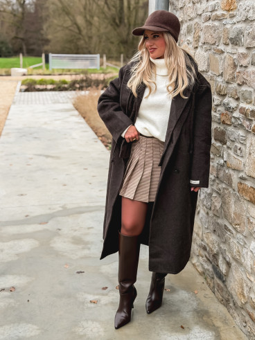 Manteau Junia - Chocolat