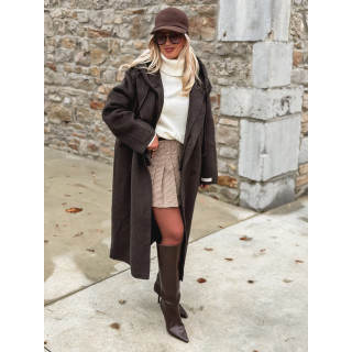 Manteau Junia - Chocolat