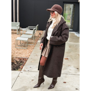 Manteau Junia - Chocolat