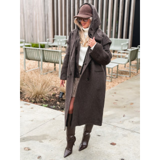 Manteau Junia - Chocolat