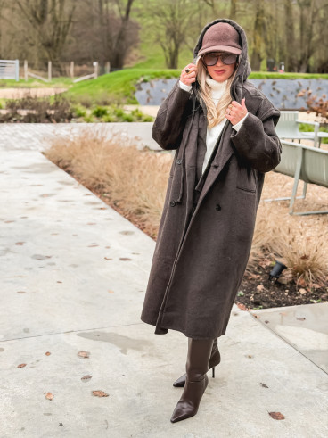 Manteau Junia - Chocolat