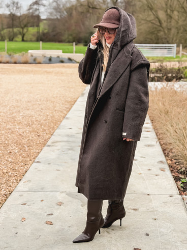 Manteau Junia - Chocolat