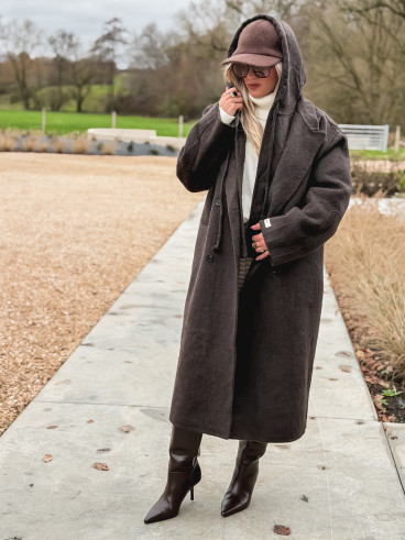 Manteau Junia - Chocolat