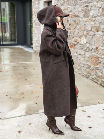 Manteau Junia - Chocolat
