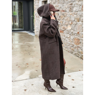 Manteau Junia - Chocolat