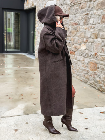 Manteau Junia - Chocolat