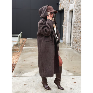 Manteau Junia - Chocolat