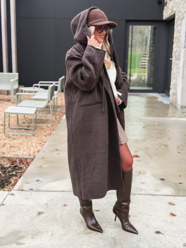 Manteau Junia - Chocolat
