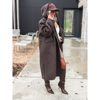Manteau Junia - Chocolat