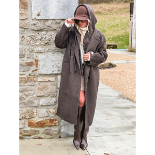 Manteau Junia - Chocolat