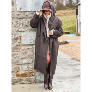 Manteau Junia - Chocolat