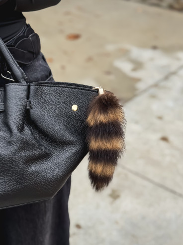 Porté clé Astrid - Noir/Beige Porté clé Astrid - Noir/Beige