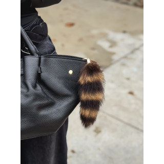 Porté clé Astrid - Noir/Beige