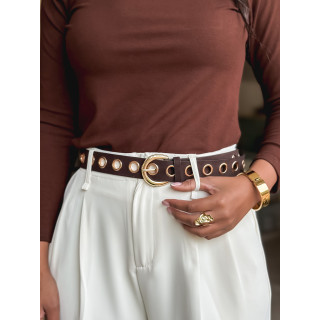 Ceinture Amélie - Chocolat