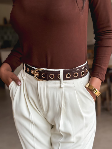 Ceinture Amélie - Chocolat Ceinture Amélie - Chocolat
