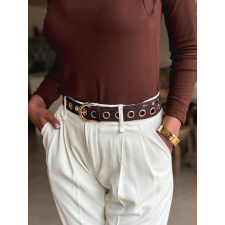 Ceinture Amélie - Chocolat