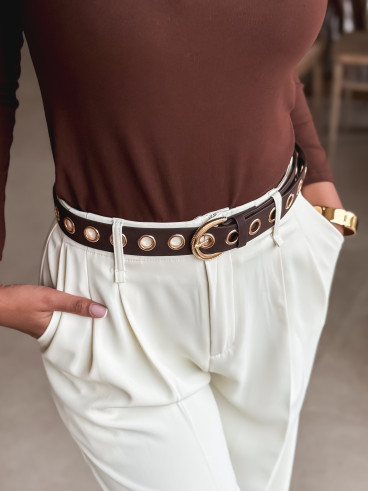 Ceinture Amélie - Chocolat Ceinture Amélie - Chocolat