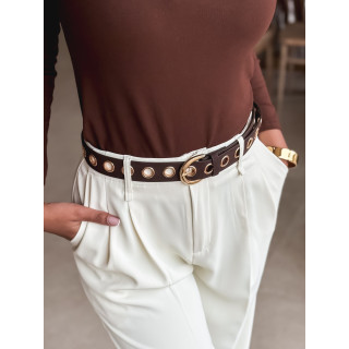 Ceinture Amélie - Chocolat