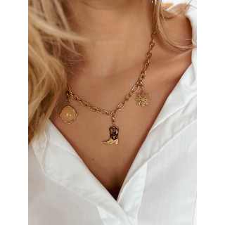 Charm "Cowboy" - Doré/Rouge