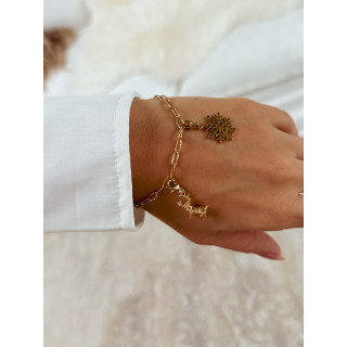Bracelet à charms Skye - Doré