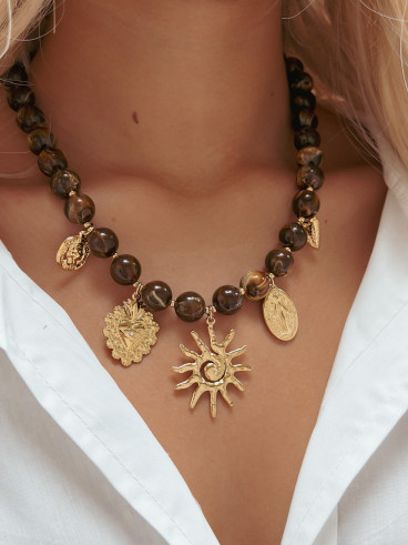 Collier Soléa - Chocolat Collier Soléa - Chocolat