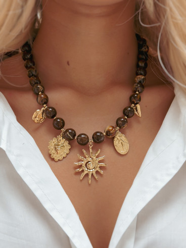 Collier Soléa - Chocolat Collier Soléa - Chocolat